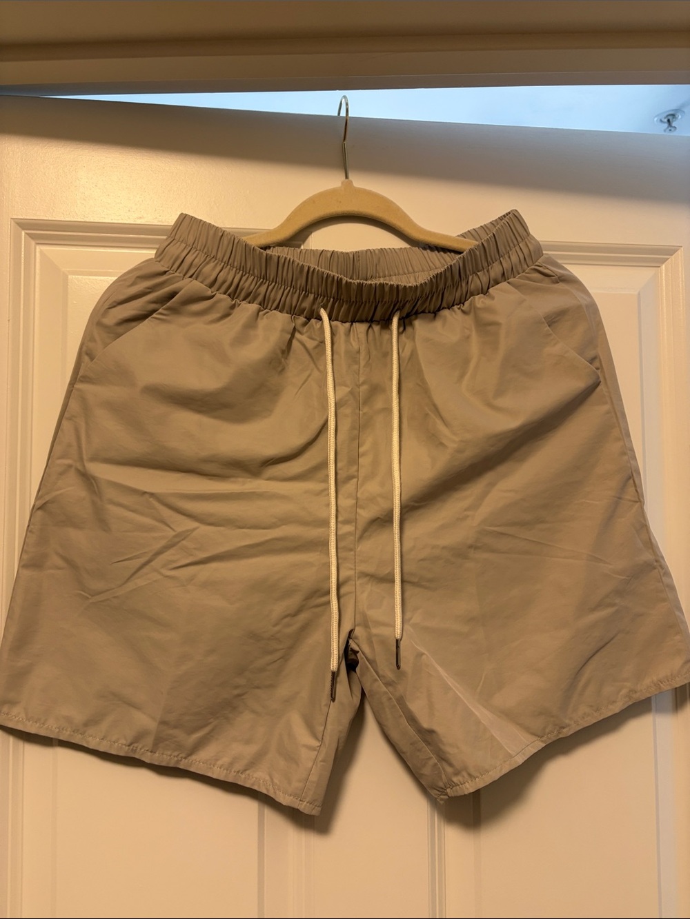 Men's Swim Trunks with Drawstring — Gray